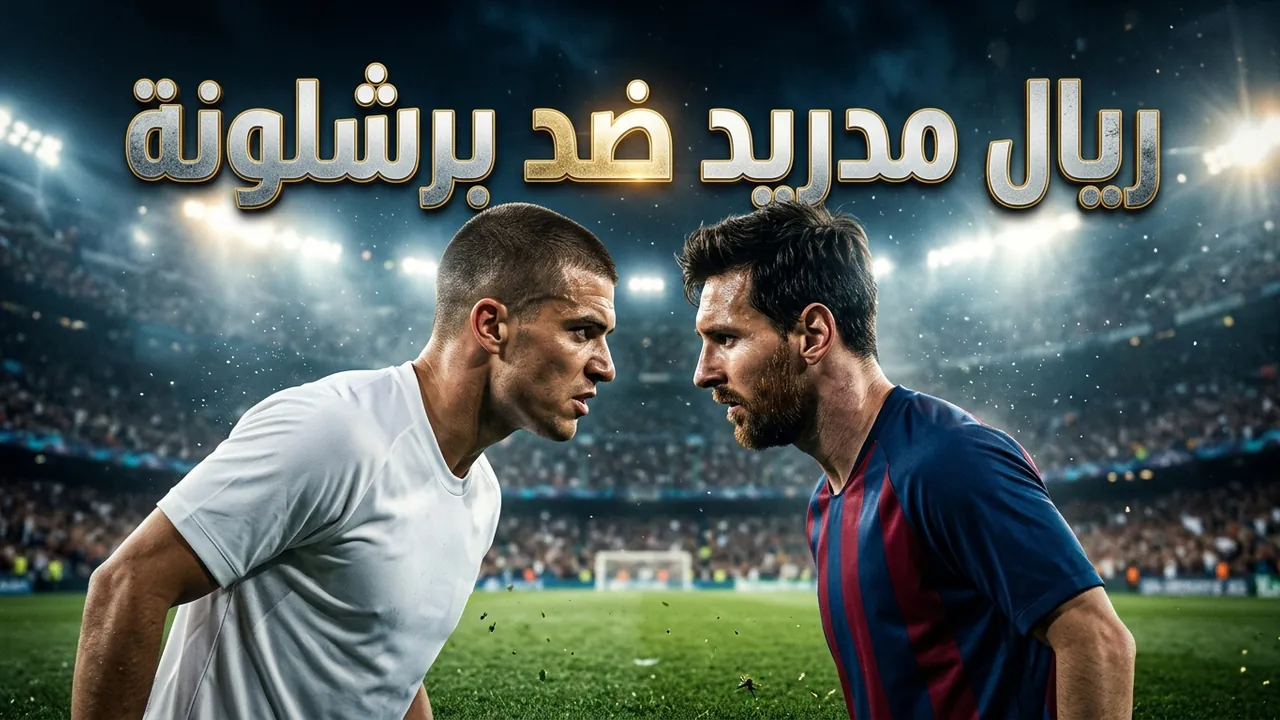 مباراة الكلاسيكو المرتقبة بين برشلونة وريال مدريد الأحد المقبل
