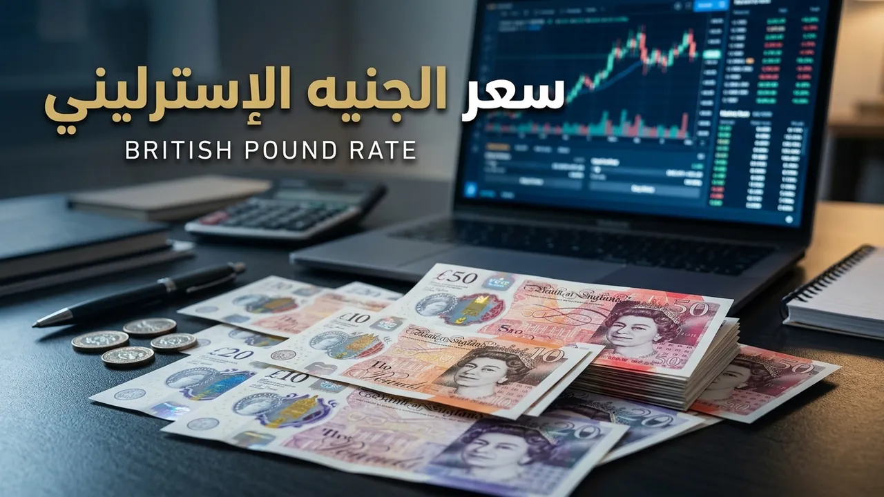 سعر الريال مقابل الجنيه الإسترليني اليوم الاثنين 26 أكتوبر 2026 14-5-1448 هجريًا في السعودية