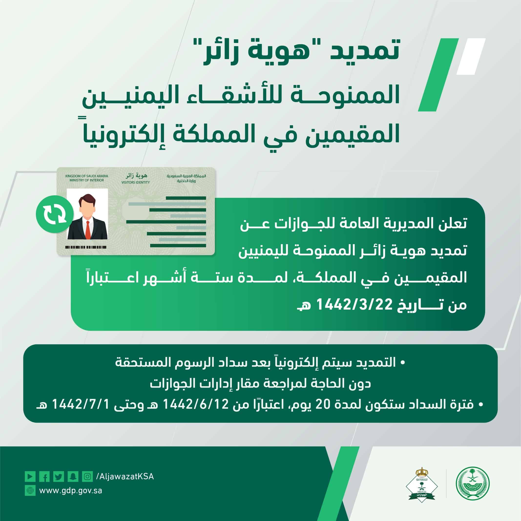 الاستعلام عن هوية زائر عبر أبشر 2023 وطريقة تجديد الزيارة