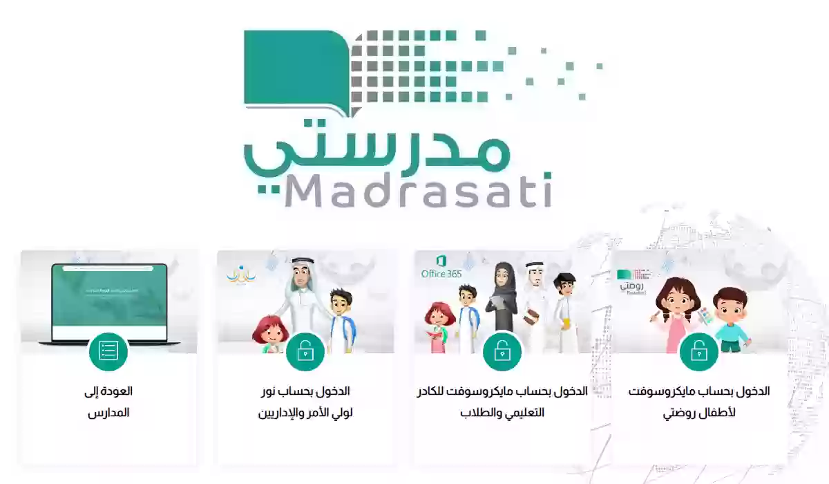 من هنا رابط وخطوات تسجيل دخول منصة مدرستي 1445