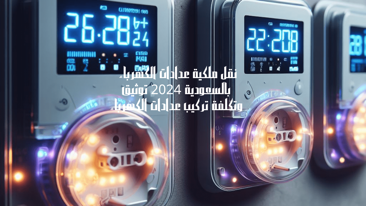 نقل ملكية عدادات الكهرباء بالسعودية 2024 توثيق وتكلفة تركيب عدادات الكهرباء