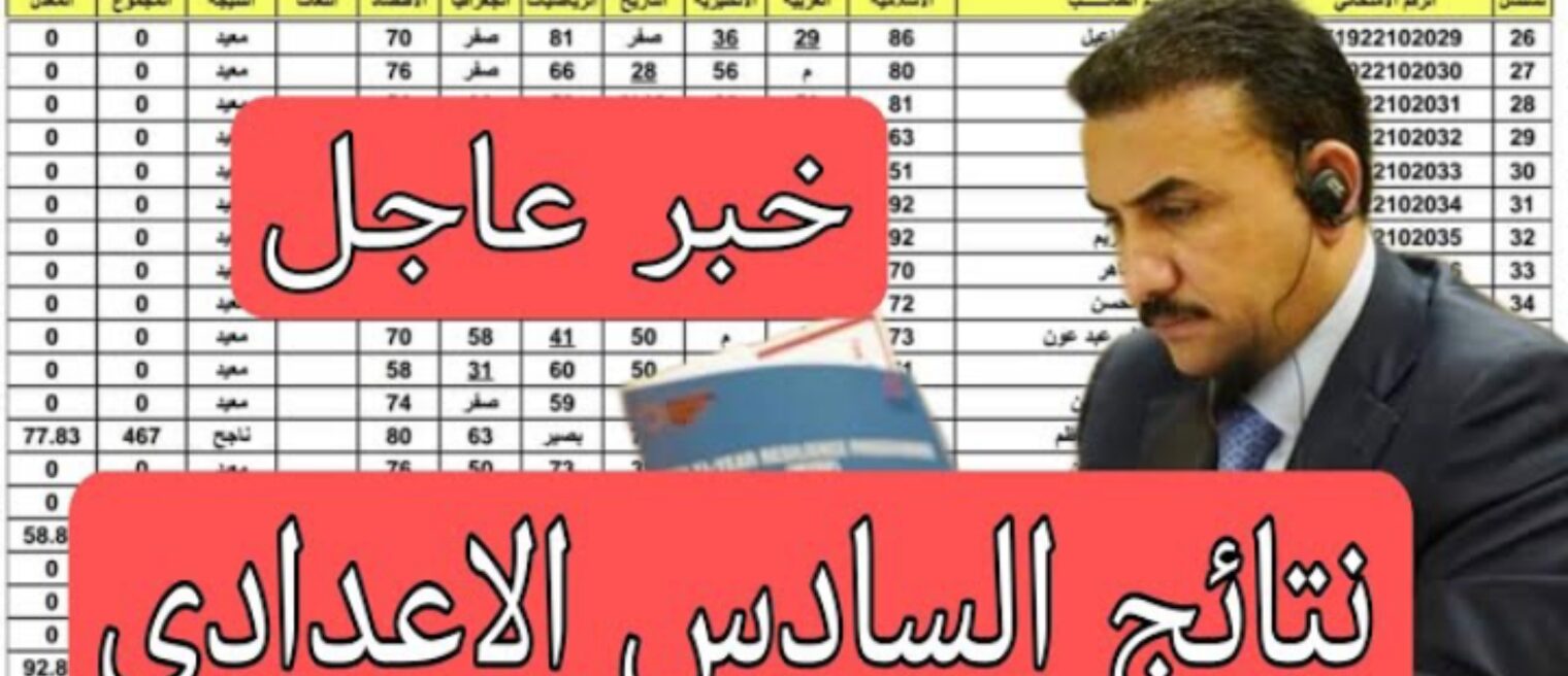 إعلان نتائج السادس الاعدادي 2023 الدور الثالث الادبي في هذا التوقيت.. مبروك للناجحين