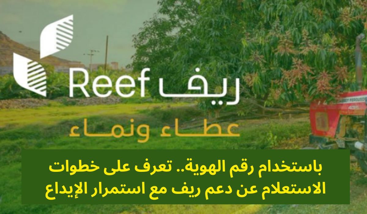 خطوات الاستعلام عن دعم ريف 1445 وشروط الاستفادة من الدعم الريفي للأسر المنتجة Reef