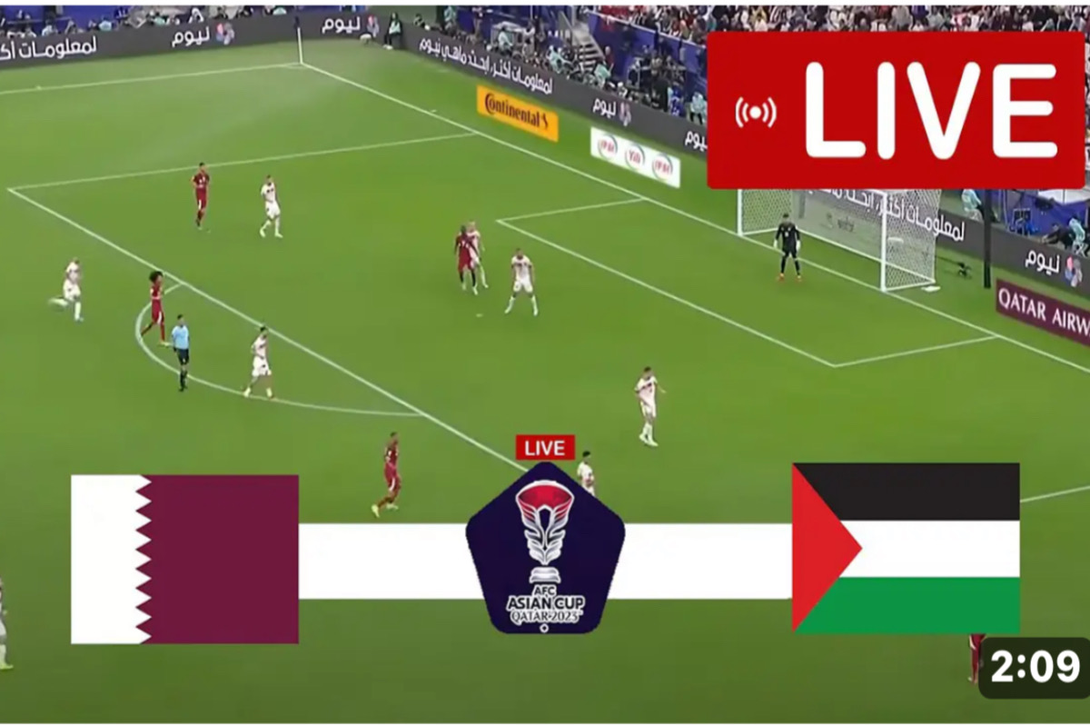 فيديو اهداف مباراة قطر وفلسطين كاس اسيا عبر القنوات المجانية المفتوحة الناقلة للمباراة Qatar vs Palestine match