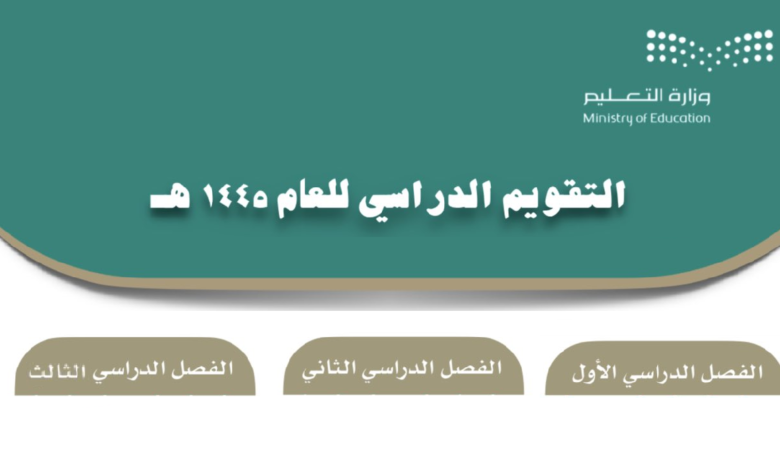 مع بداية إجازة نهاية الفصل الدراسي الثاني..ما باقي إجازات الفصل الثالث حسب التقويم الدراسي 1445 للمدارس