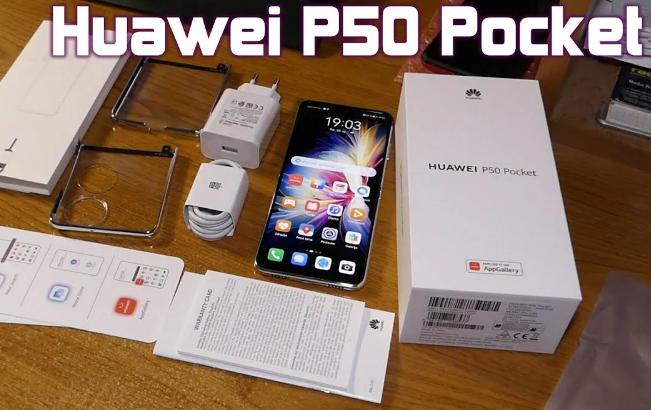مواصفات هواوي P50 الجيب Huawei P50 Pocket وسعرة في السعودية والدول العربية